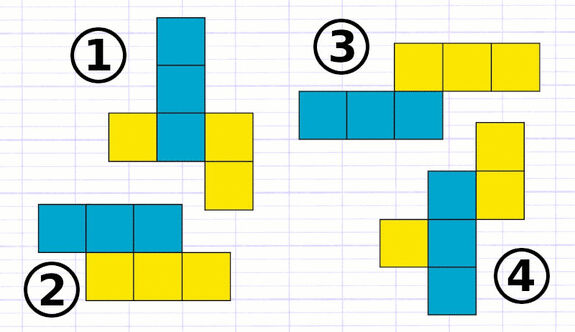 Exercice 1 : Reconnaître et tracer le patron d’un cube