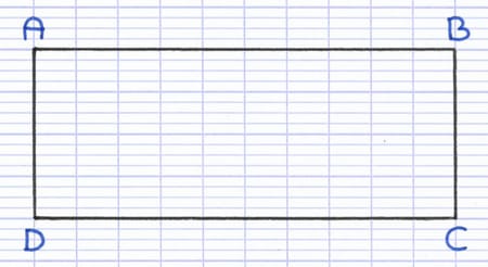 Rectangle ABCD.